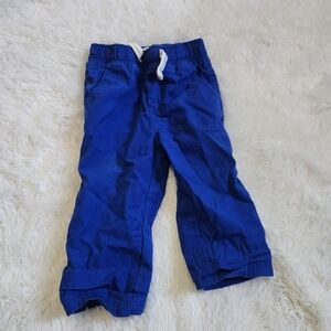 Children's Place 100% Cotton Blue Pull On Pants Size 12-18 Months